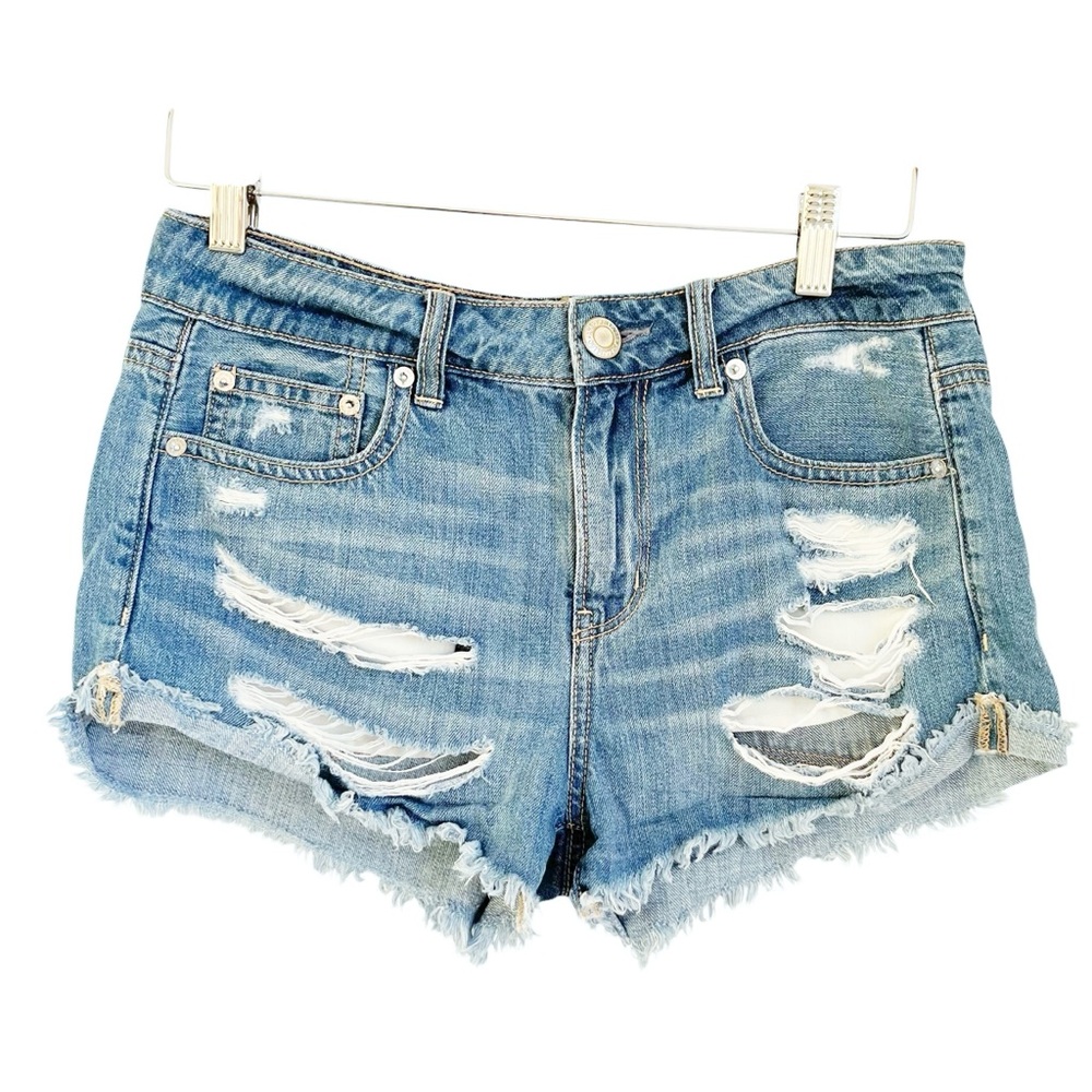 American Eagle Denim Shorts Tomgirl Shortie Jeans High Rise
